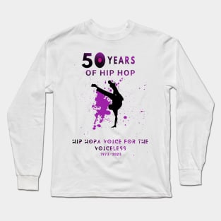 50 years of hip hop Long Sleeve T-Shirt